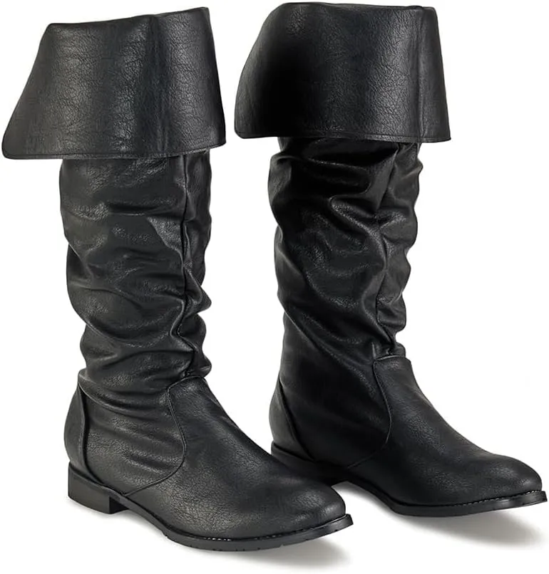 Medieval Renaissance Gothic Jazz Pirate Boots Cosplay