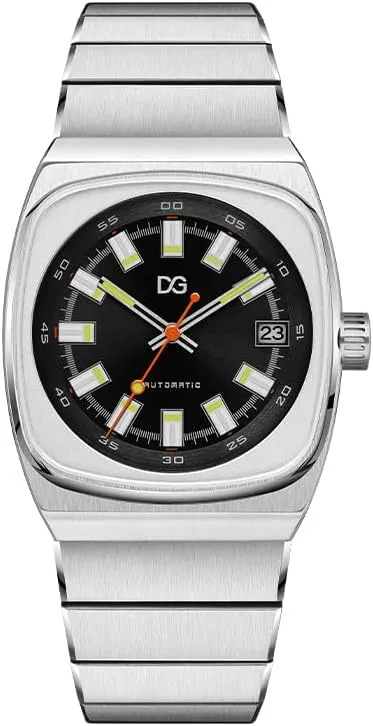 Men Mechanical Watch Square Case Analog Luminous Wristwatch Sapphire Glass Stainless Steel Waterproof Janpan Movement Luxury Watches