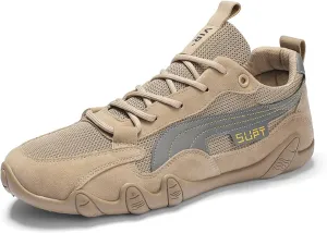 Men's Breathable Mesh Trail Shoes,Outdoor Non-Slip Lightweight Mesh Sports Shoes,Summer Barefoot and Minimalist Shoes.