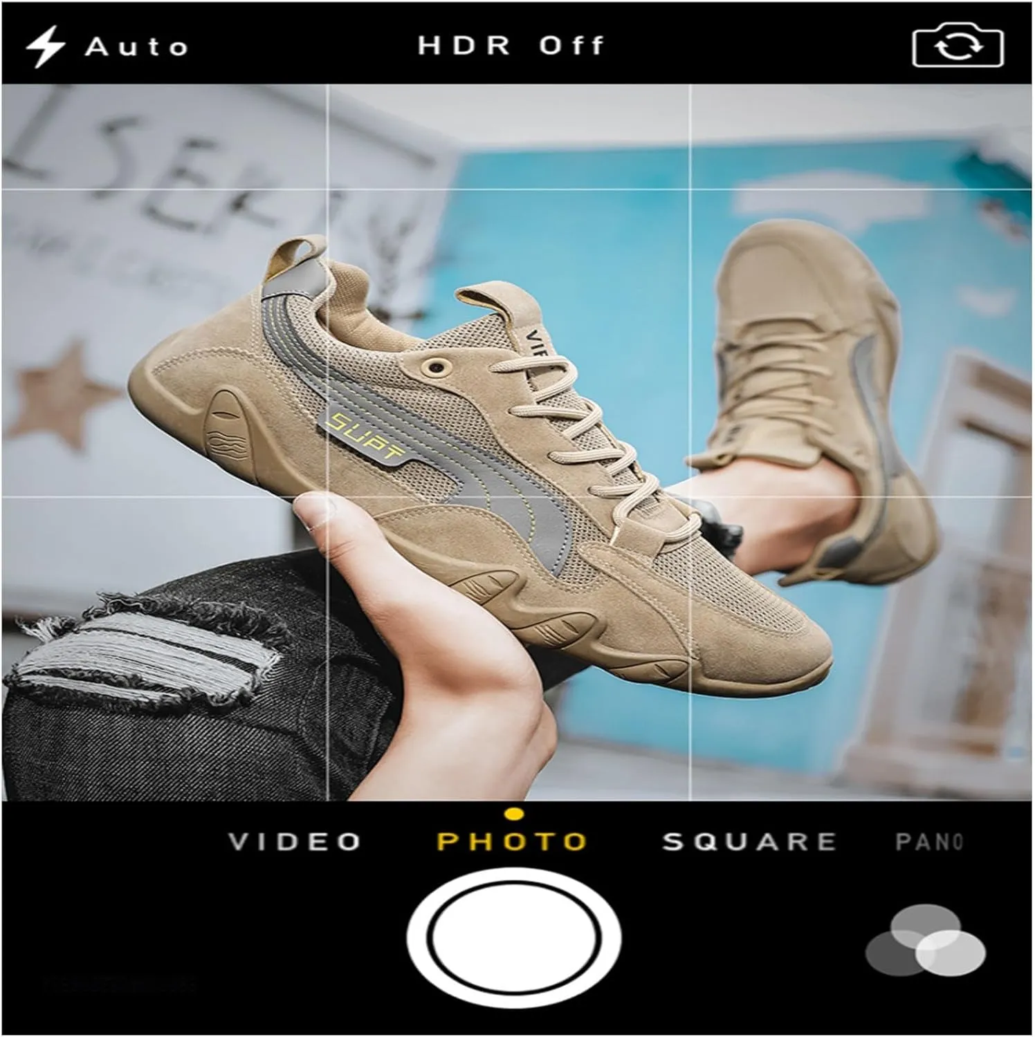 Men's Breathable Mesh Trail Shoes,Outdoor Non-Slip Lightweight Mesh Sports Shoes,Summer Barefoot and Minimalist Shoes.