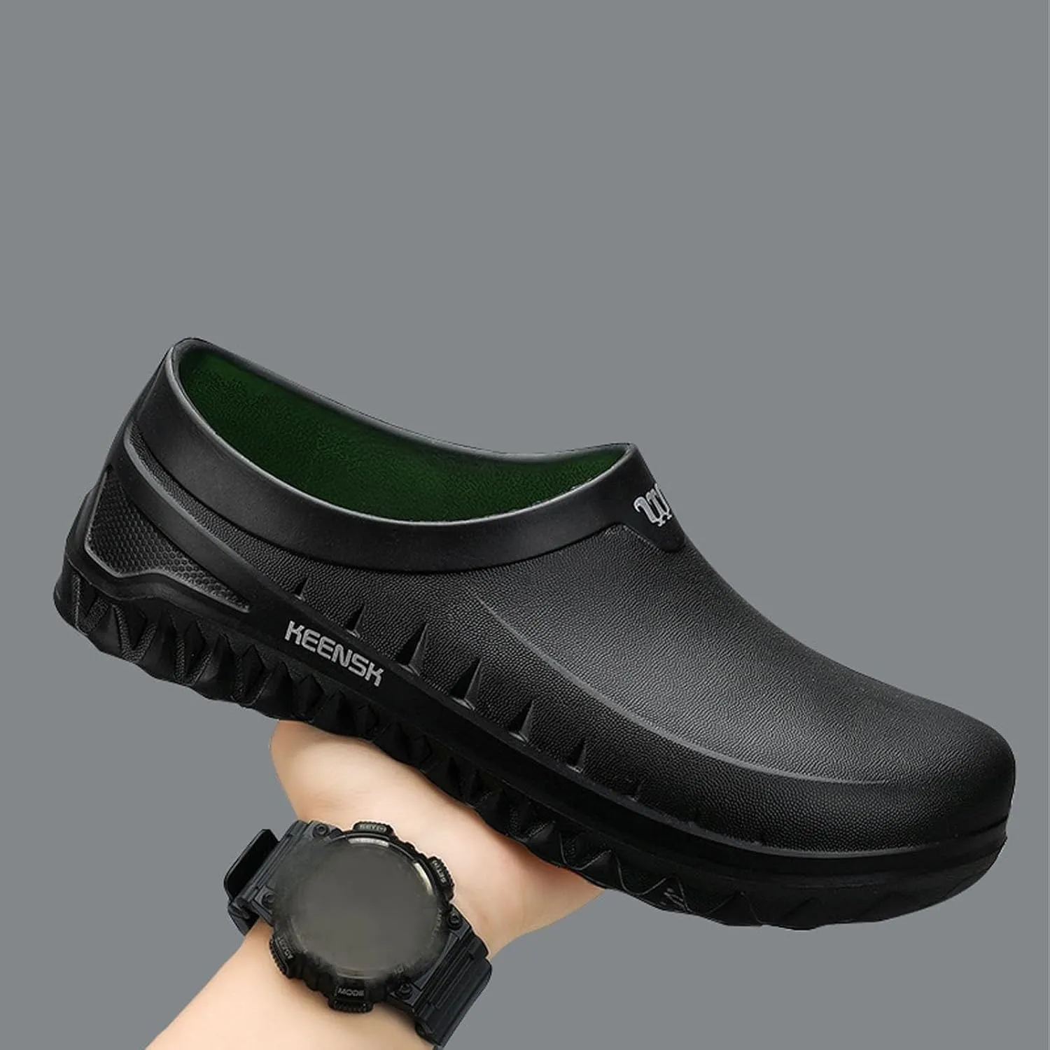 Mens Close Toe Sandals Non Slip Comfortable Sandals for Men Breathable Lightweight Summer Walking Slippers with Arch Support Men Thick Sole Wide Width Beach Water Friendly Shoes