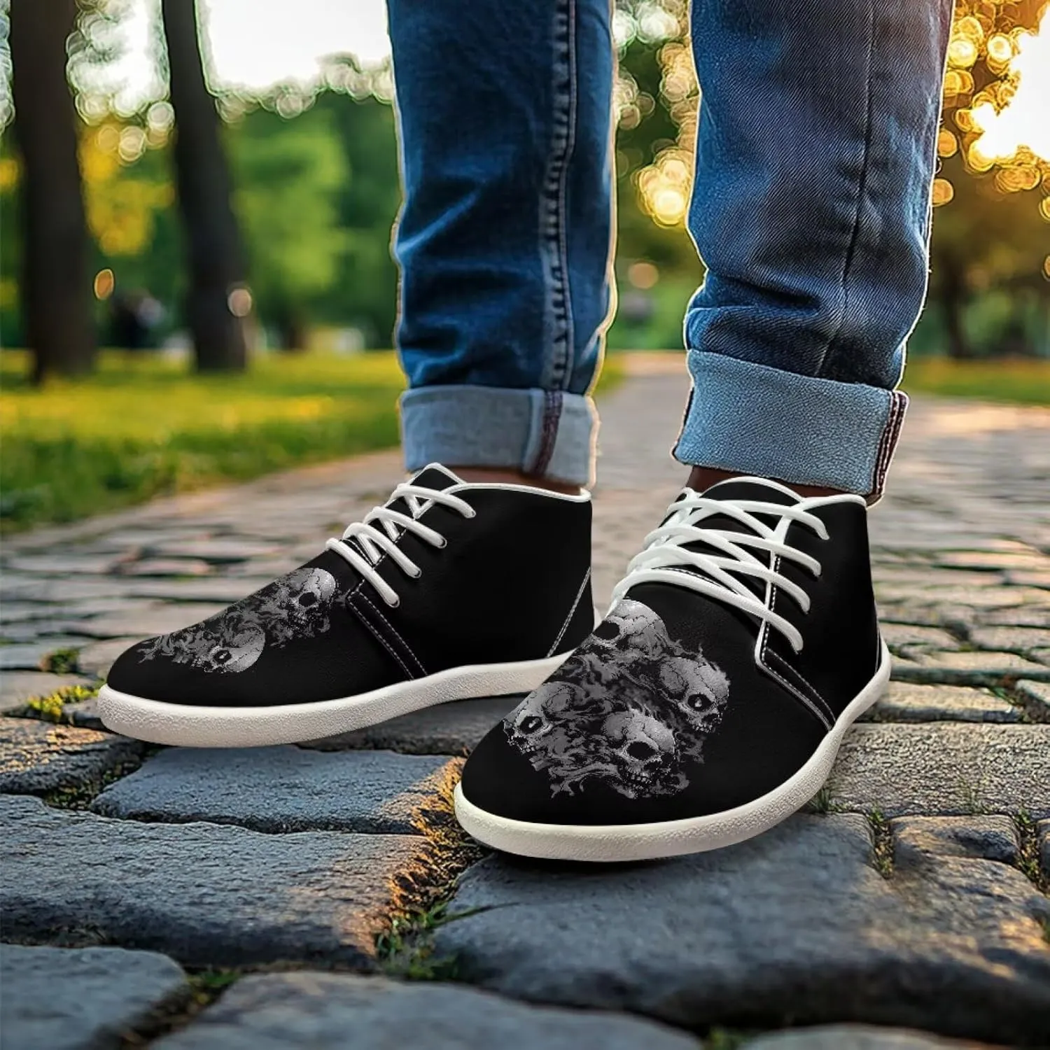 Men's Minimalist Barefoot Shoes | Wide Wide Toe Box Fashion Sneaker | Zero Drop Workout Walking Training Running Tennis Sneaker US 5-14