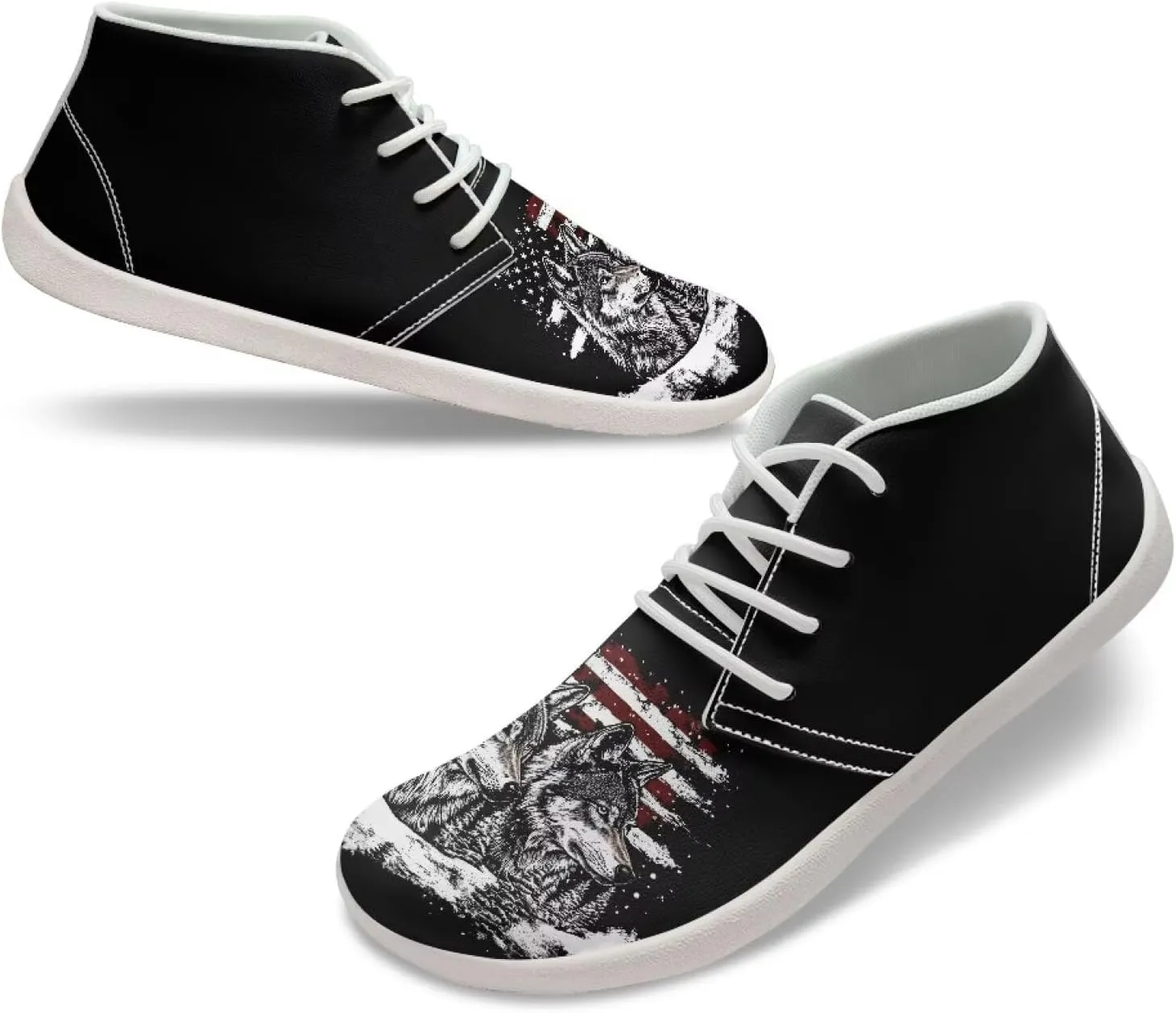 Men's Minimalist Barefoot Shoes | Wide Wide Toe Box Fashion Sneaker | Zero Drop Workout Walking Training Running Tennis Sneaker US 5-14