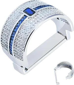 Men's Tie Clips Cubic Zirconia Tie Clips Tie Holder Crystal Necktie Ring Tie Tacks Accessories The best combination Luxurious Sparkling Rich Zircon Series