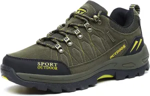 Men's Trekking Shoes Waterproof Low Rise Hiking Travel Trail Running Shoes