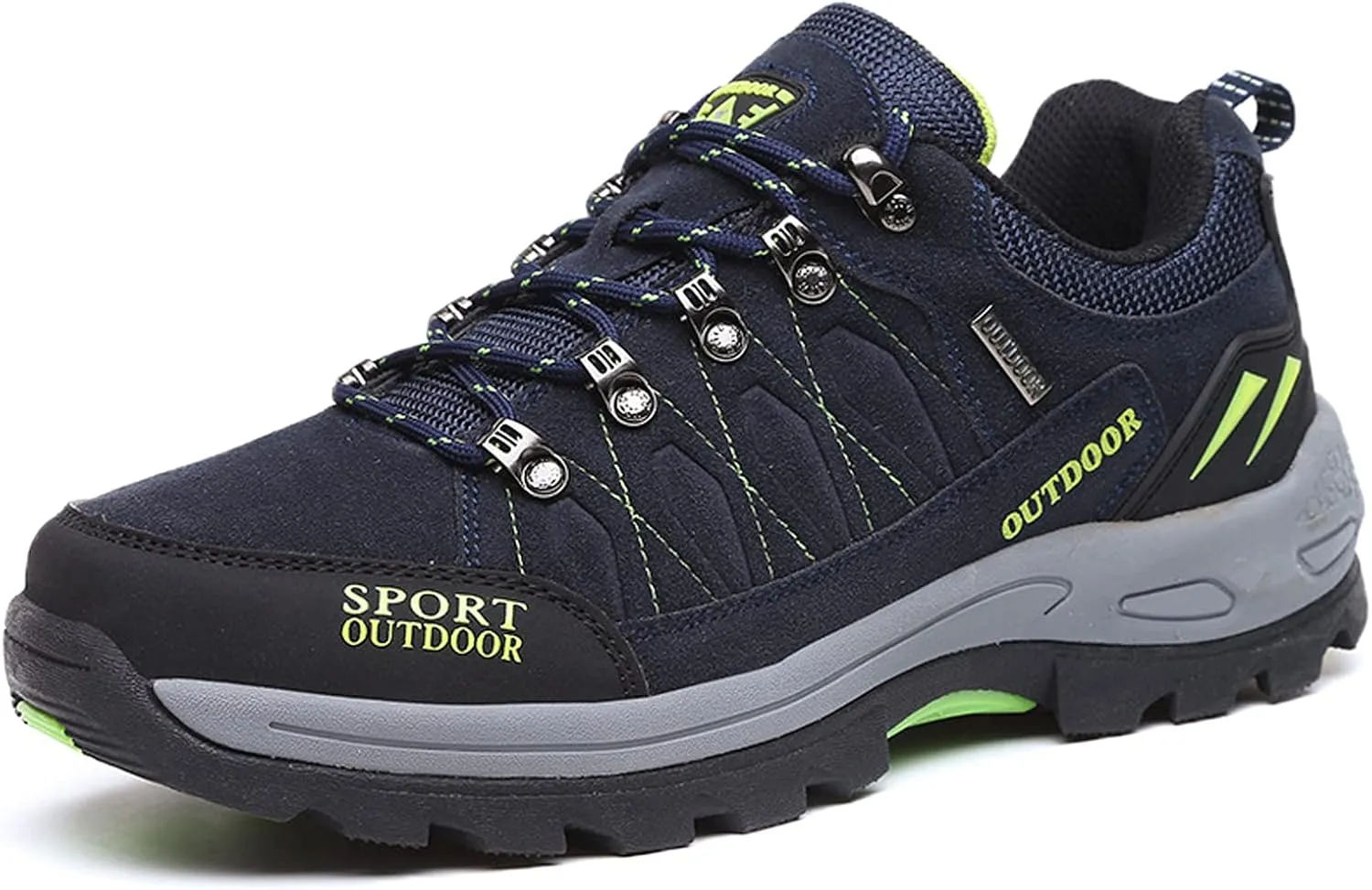 Men's Trekking Shoes Waterproof Low Rise Hiking Travel Trail Running Shoes