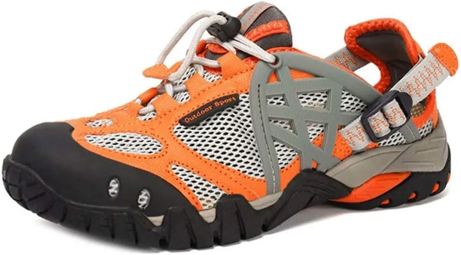 MIOKE Women's Fashion Outdoor Hiking Shoes Lightweight Mesh Running Hiker Waterproof Non-Slip Trail Shoes