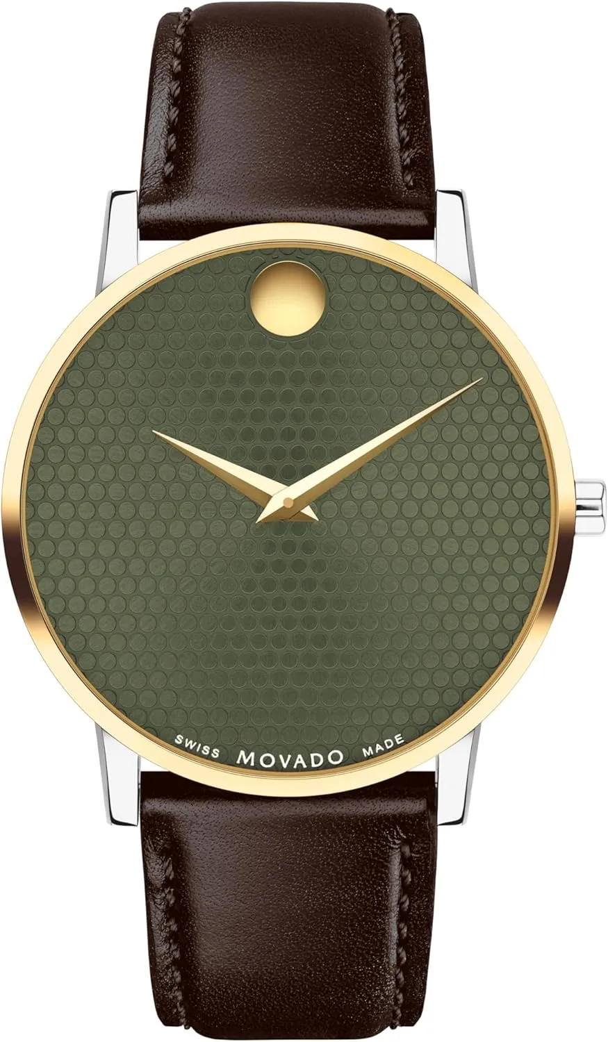 Movado Museum Classic Men's Watch - Swiss Quartz Movement, Calfskin Strap - 3 ATM Water Resistance - Classic, Luxury Fashion Timepiece for Him - 40mm