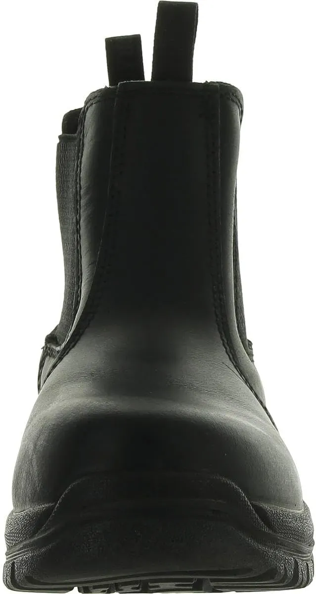 Moxie Trades Angelina Chelsea Pull-on Booties for Women  Nubuck Leather Upper  Textile Lining  Cushioned Insole