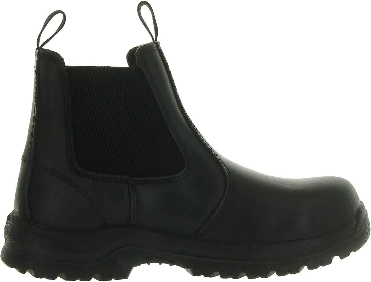 Moxie Trades Angelina Chelsea Pull-on Booties for Women  Nubuck Leather Upper  Textile Lining  Cushioned Insole