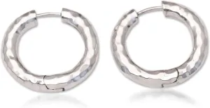 NOVICA .925 Sterling Silver Bali Earrings | Artisan Handcrafted | Lustrous Metals Hypoallergenic Jewelry | Endless Hoop | Lead & Nickel Free | Indonesia 'Endless in Silver' 0.7"L x 0.7"W x 0.1"D