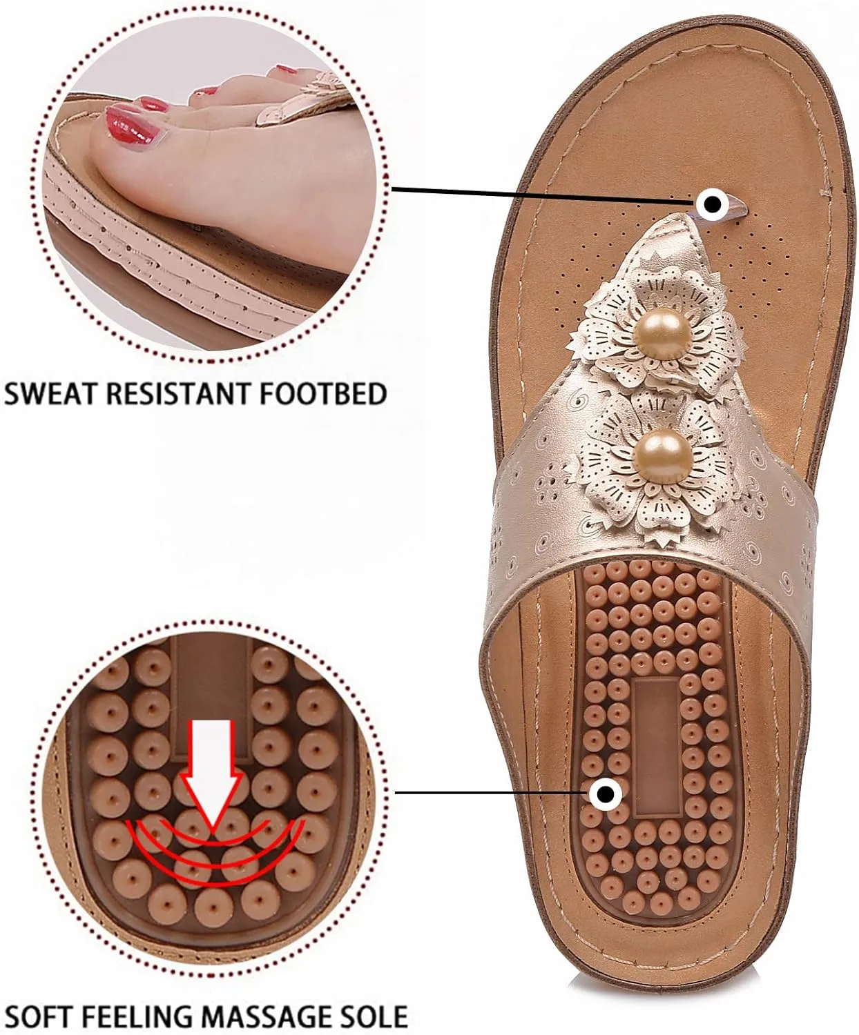 Orthotic Sandals for Women Orthotic Womens Shoes Dressy Casual Sandals Summer Shoes for Women 2025 Orthotic Womens Sandals with Arch Support Wide Orthopedic Flip Flops Women Plantar Fasciitis