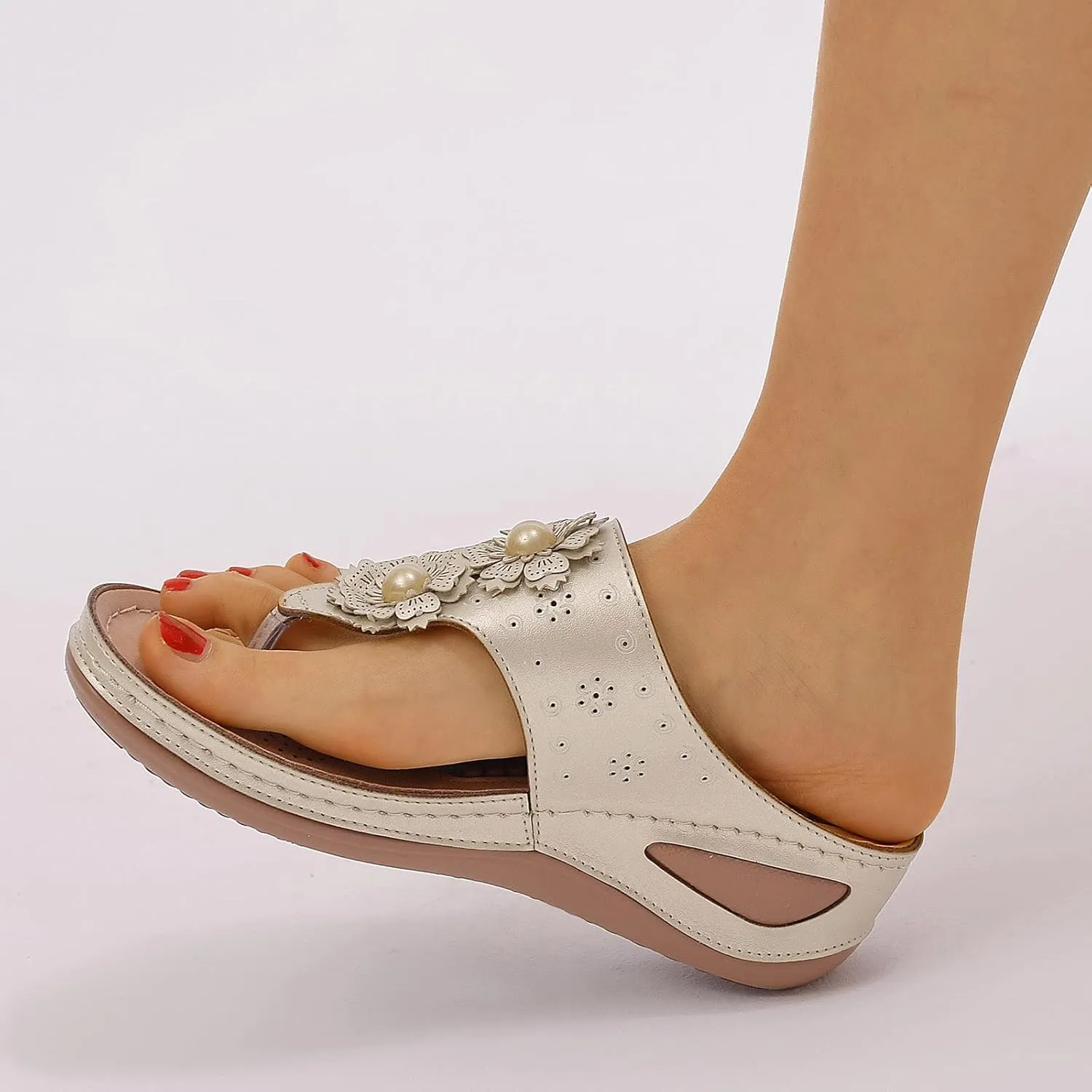 Orthotic Sandals for Women Orthotic Womens Shoes Dressy Casual Sandals Summer Shoes for Women 2025 Orthotic Womens Sandals with Arch Support Wide Orthopedic Flip Flops Women Plantar Fasciitis
