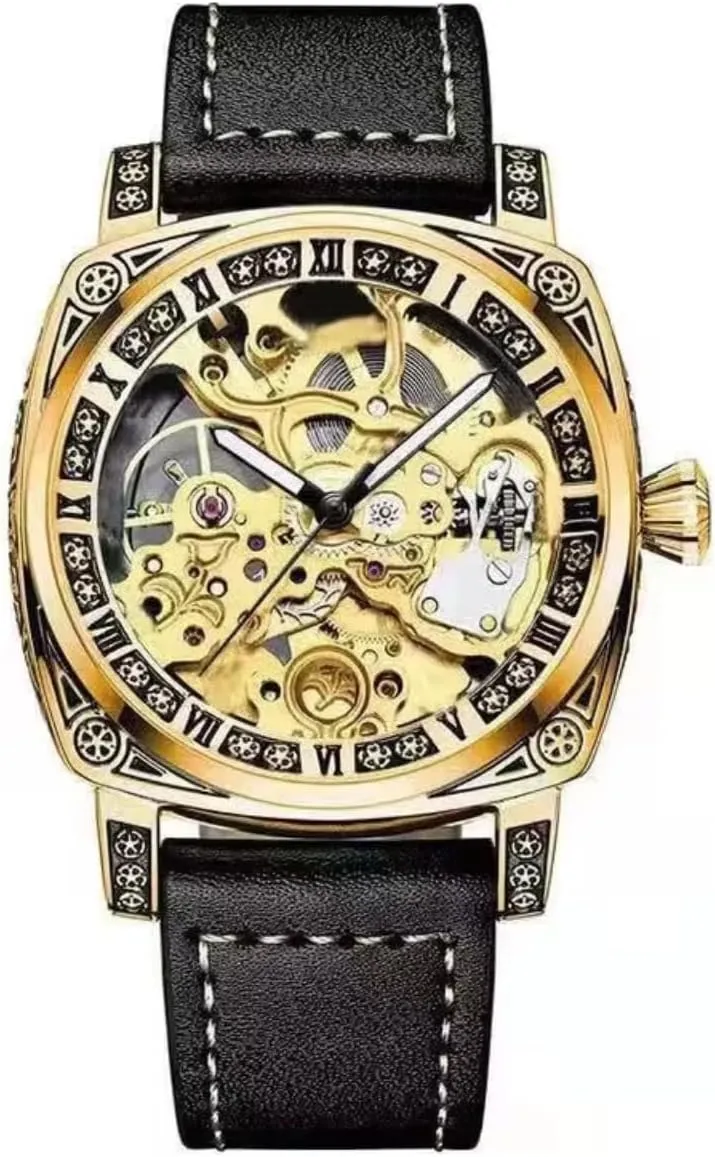 Personality Fashion Mechanical Watch Men's Fully Automatic Mechanical Watch Hollow Wrist Watch