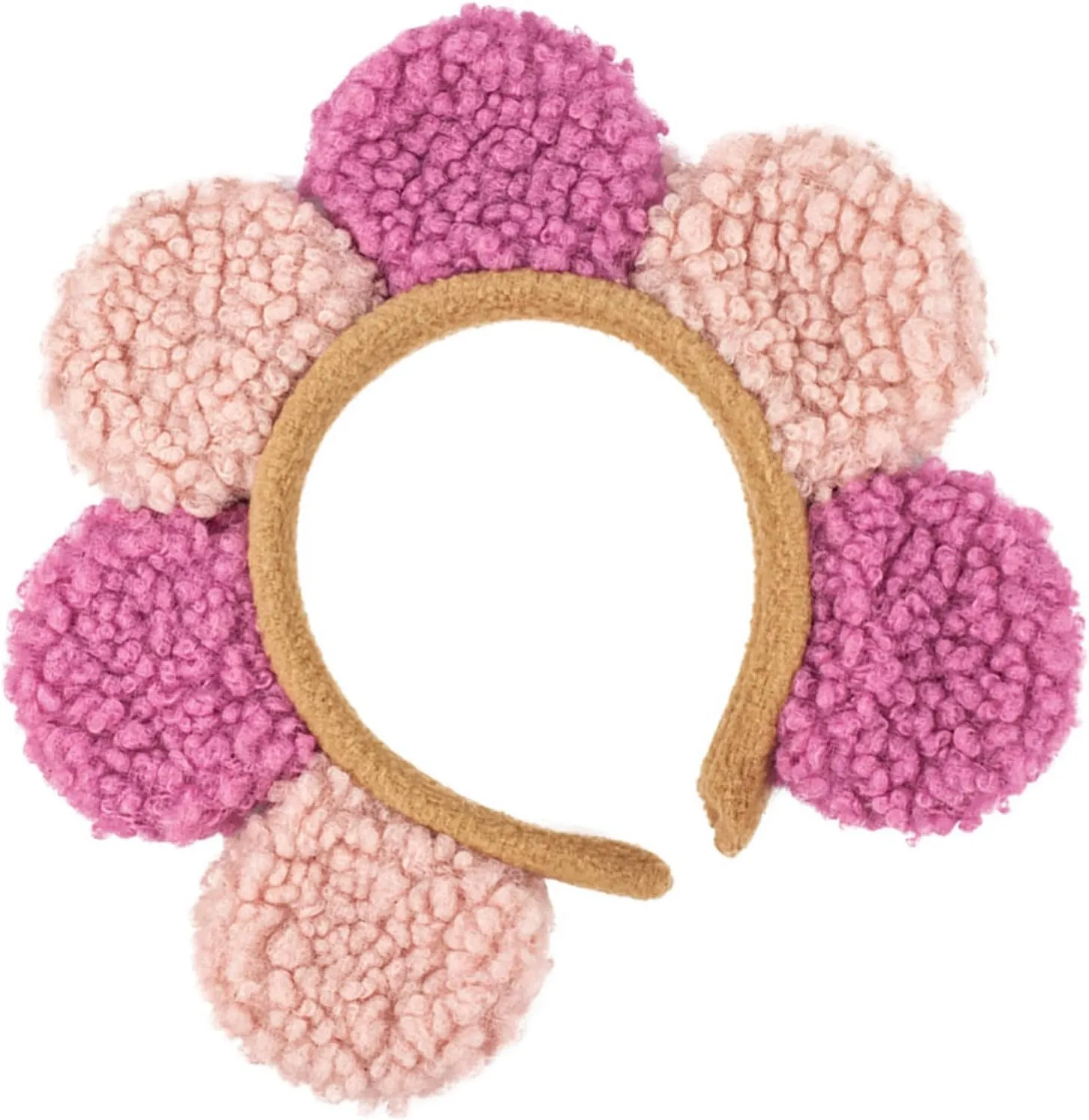 Plush Sunflowers Hair Hoop Durability Washing Faces Headwear Sweet Hairband Party Hair Accessory