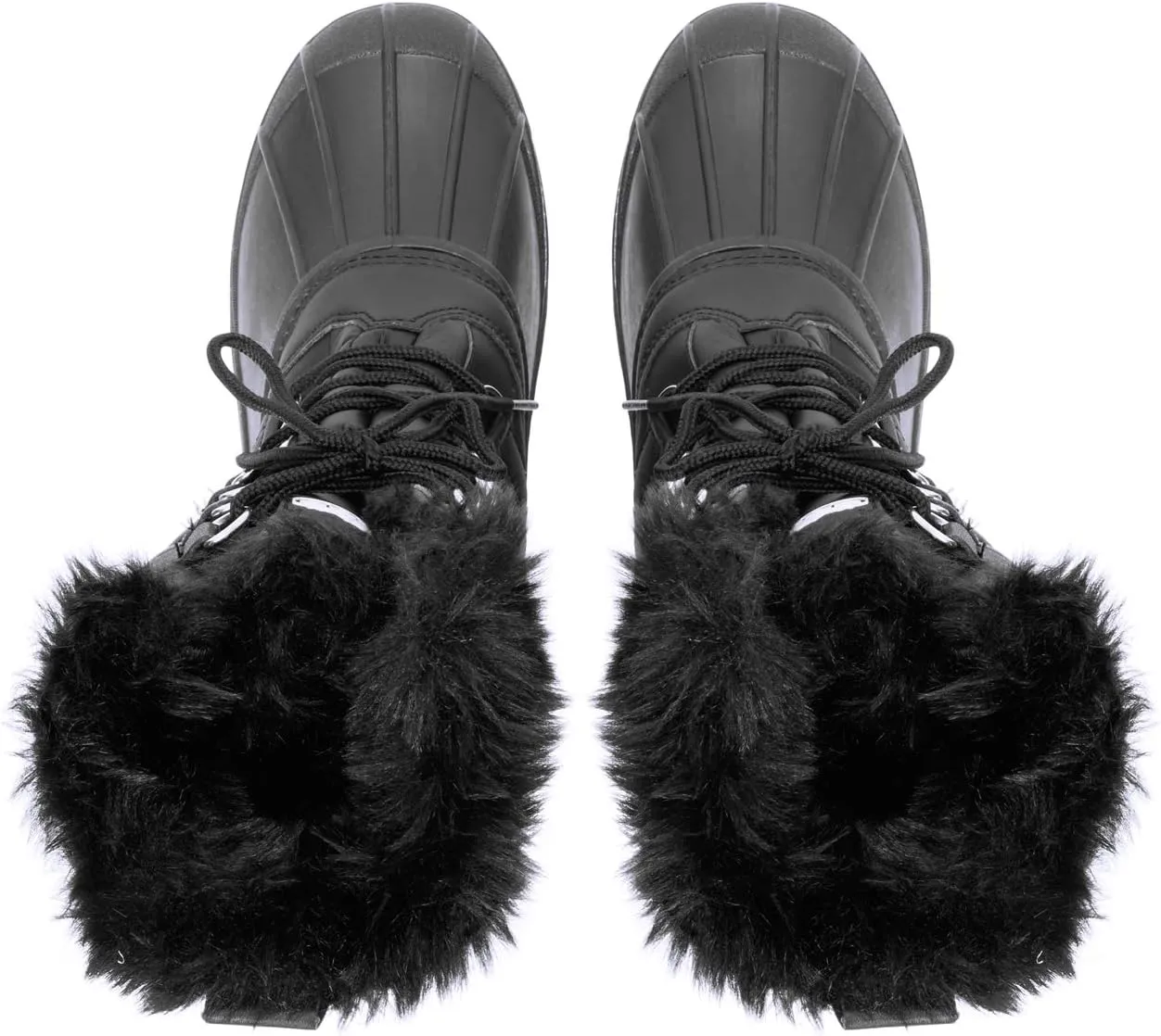 POLAR Womens Nylon Cold Weather Outdoor Snow Duck Winter Rain Lace Boo