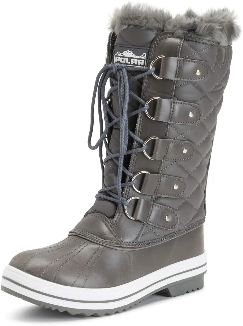 Polar Women's Nylon Tall Winter Snow Boot