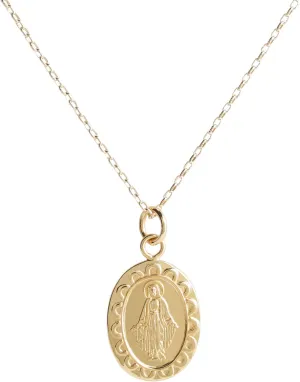 Precious Pieces Girl's Sterling Silver Miraculous Necklace or Miraculous Cluster Necklace with Cultured Pearl and Cross