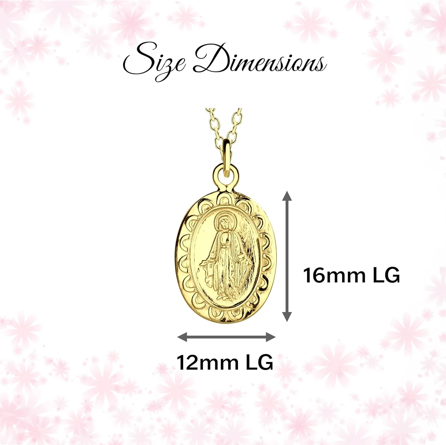 Precious Pieces Girl's Sterling Silver Miraculous Necklace or Miraculous Cluster Necklace with Cultured Pearl and Cross