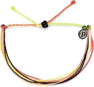 Pura Vida Original Bracelet - 100% Waterproof, Adjustable Band - Plated Brand Charm
