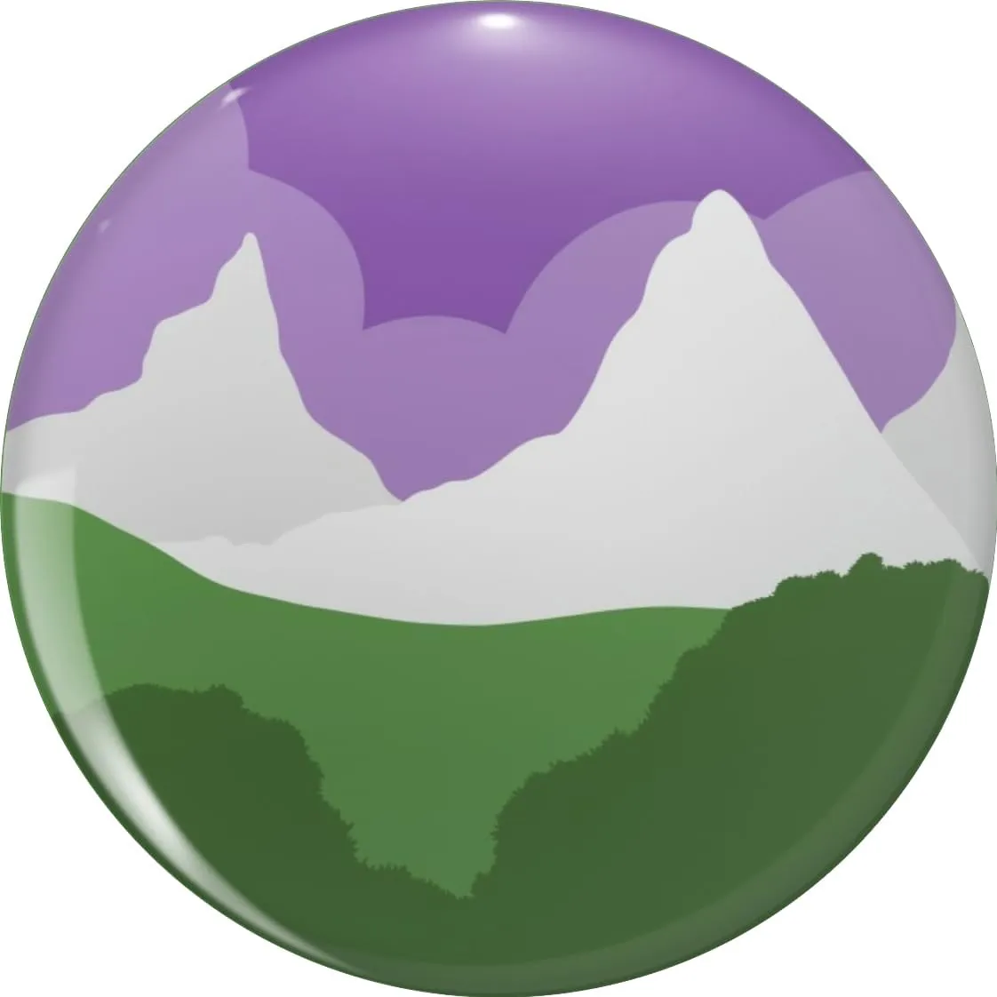 "subtle" genderqueer flag Lapel Pin Cute Brooch Pins Badges