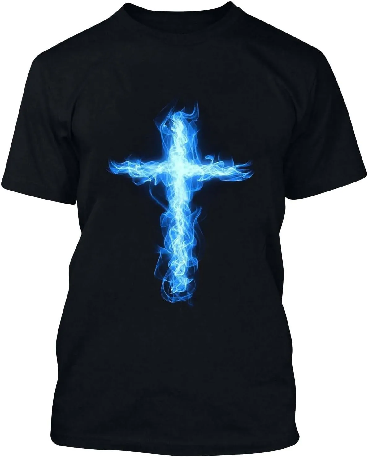 Religious Shirts for Men Christian Good Friday Shirt Funny 3D Graphic Faith Jesus Cross Print Short Sleeve Workout Tee Tops
