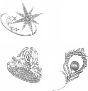 Rhinestone Brooches Pin for Women Men Fashion Crystal Delicate Leaf Brooch Lapel Pins Elegant Dress Accessories