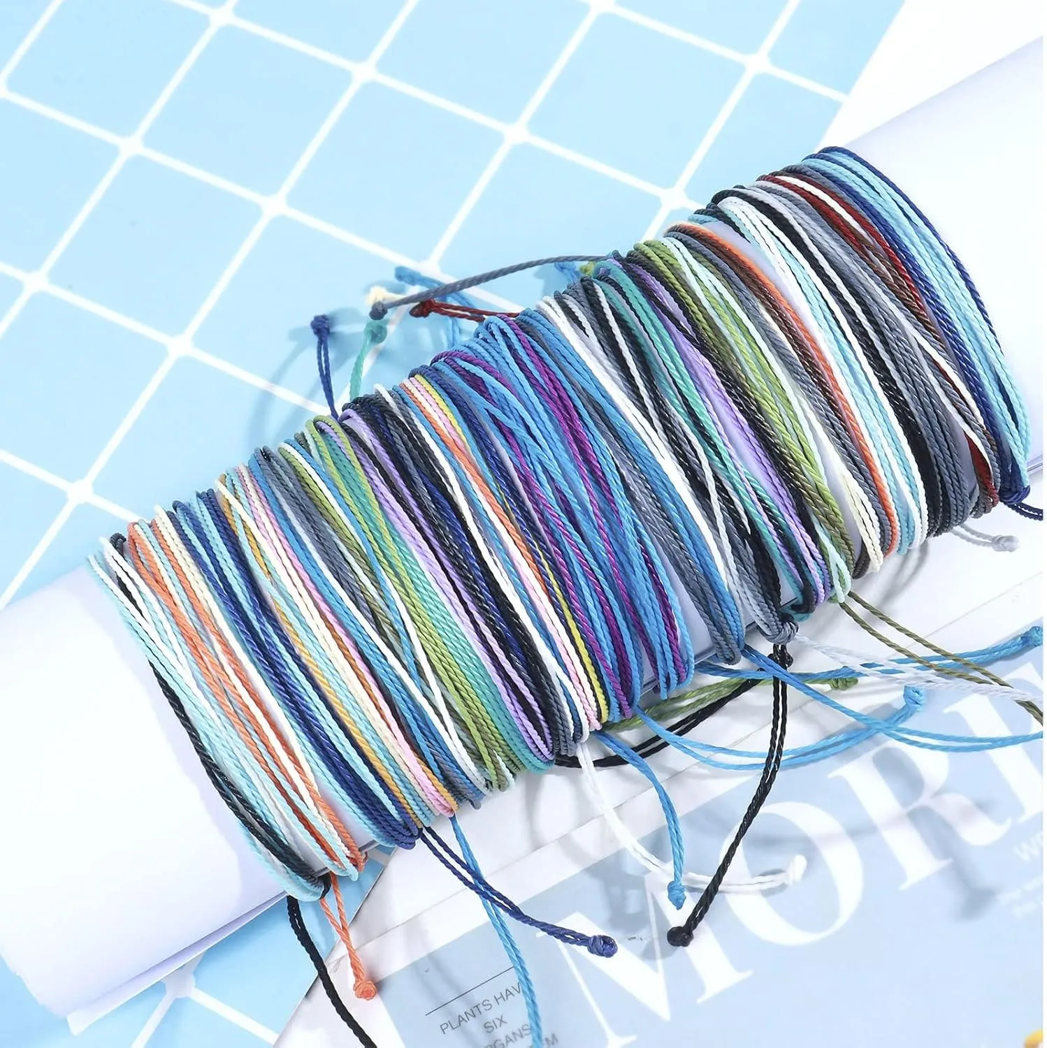 Roe Dolph String Bracelets Beach Summer Bracelet Ankle Bracelets for Women Trendy Adjustable Waterproof Wave Surfer Jewelry Gifts