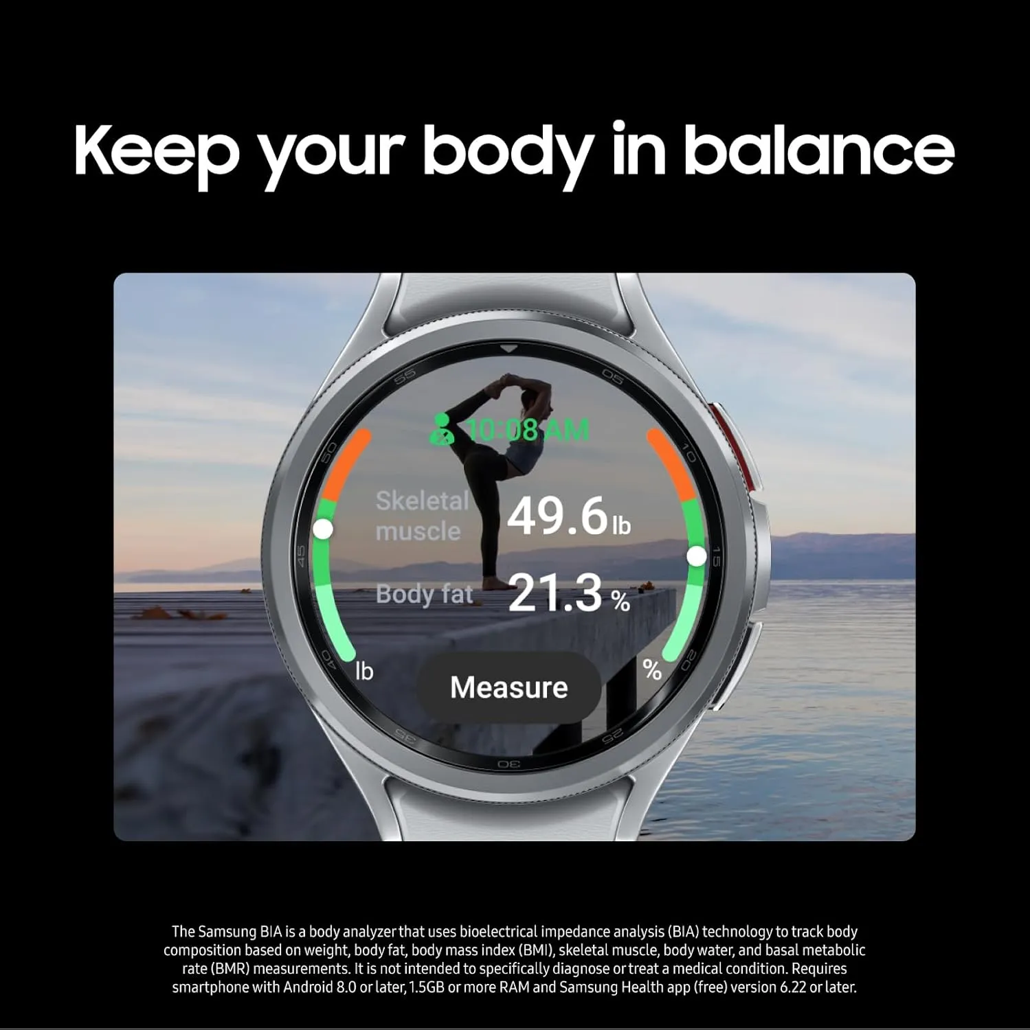 SAMSUNG Galaxy Watch 6 Bespoke Edition 43mm Exclusive Bluetooth Smartwatch, Health, Fitness, Sleep, HR Tracker, Improved Battery, Sapphire Crystal Glass, US Version, Silver D-Buckle Band, Hybrid Blue