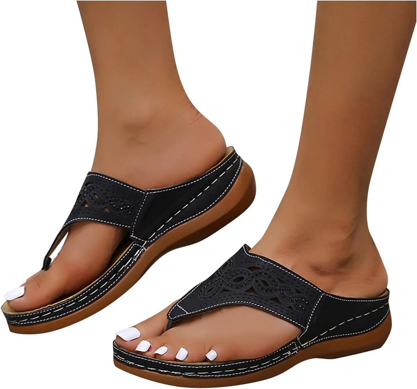 Sandals Women Orthopedic Wide Toe Box Shoes Women Mens Orthopedic Slides Plantar Gold Flat Sandals for Women Dressy Plantar Fasciitis Shoe Arch Support Platform Sandals Women Heel