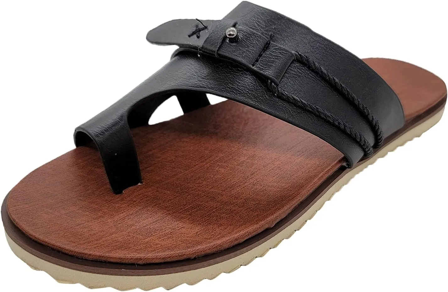 SBGMoSJ Orthopedic Slippers for Women 6 Wide Orthotics Sandals for Women Thong Closed Toe Wedges for Women Dressy Comfortable Confortable Walking Sandals Women Shoes Sandals Thick Heels for Women