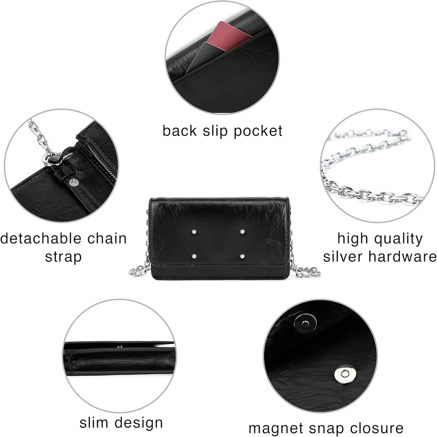 Scarleton Crossbody Bags for Women, Purses for Women, Lightweight Shoulder Bag Purse, Crossbody Bag with 2 Straps, H2087