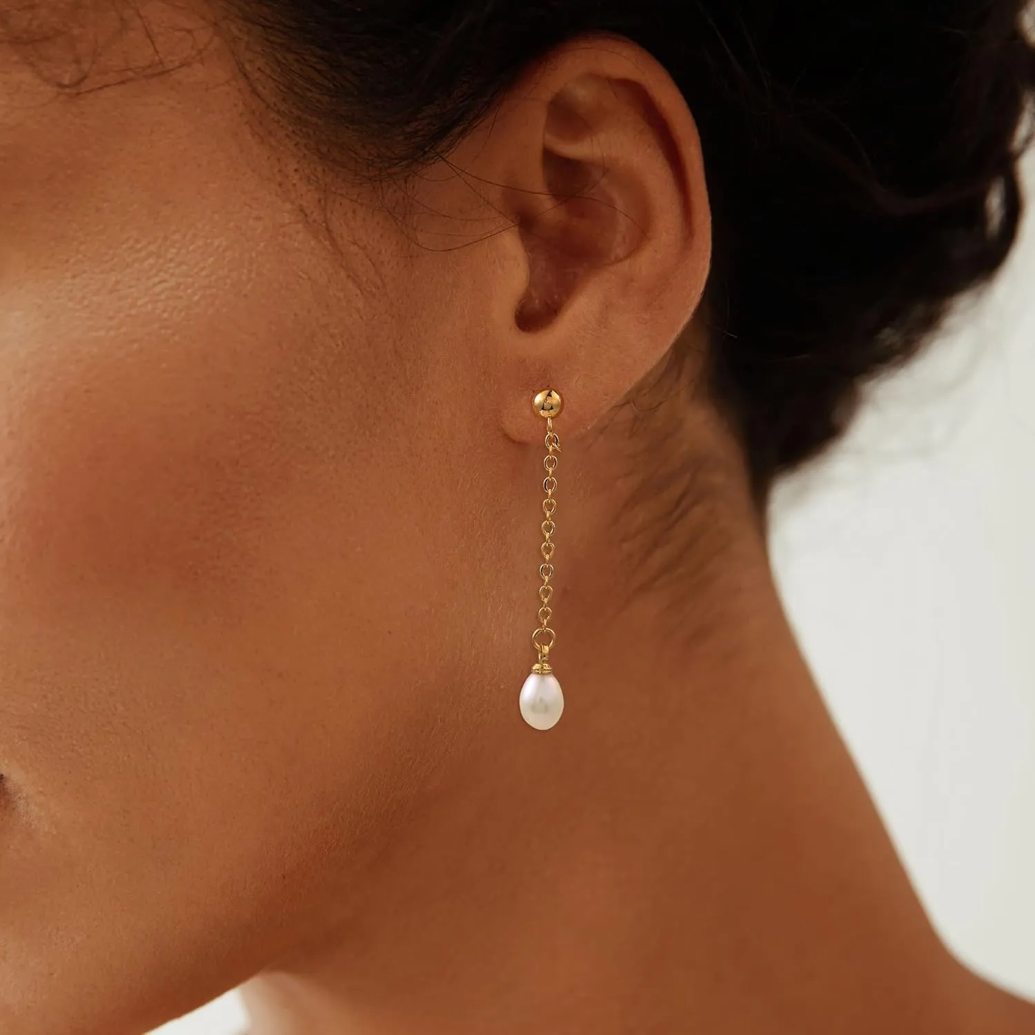 Silver/Gold Teardrop Earrings for Women,Sterling Silver Waterdrop Tear Drop Dangle Earrings Hypoallergenic, Teardrop Leverback Dangle Earring Jewelry
