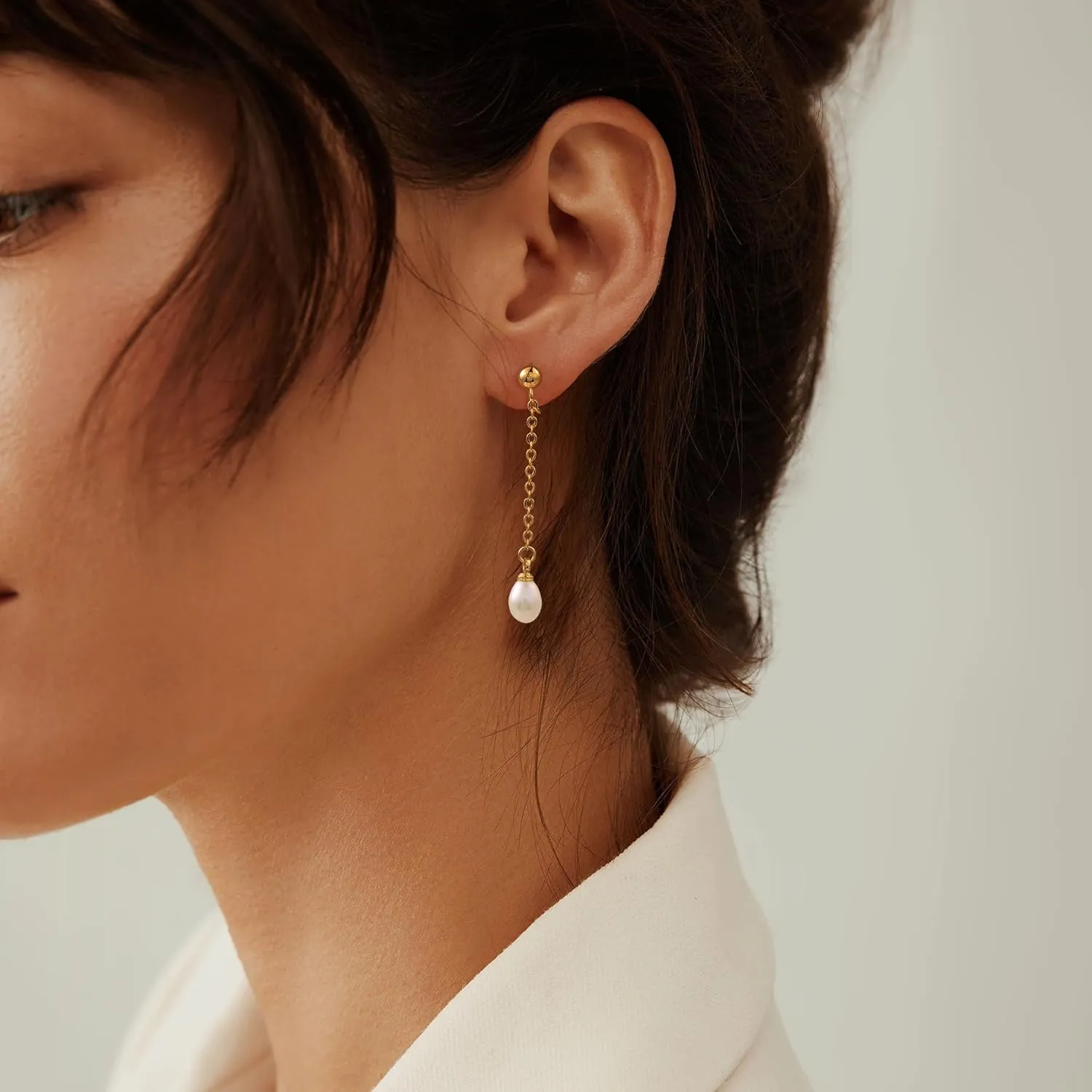 Silver/Gold Teardrop Earrings for Women,Sterling Silver Waterdrop Tear Drop Dangle Earrings Hypoallergenic, Teardrop Leverback Dangle Earring Jewelry