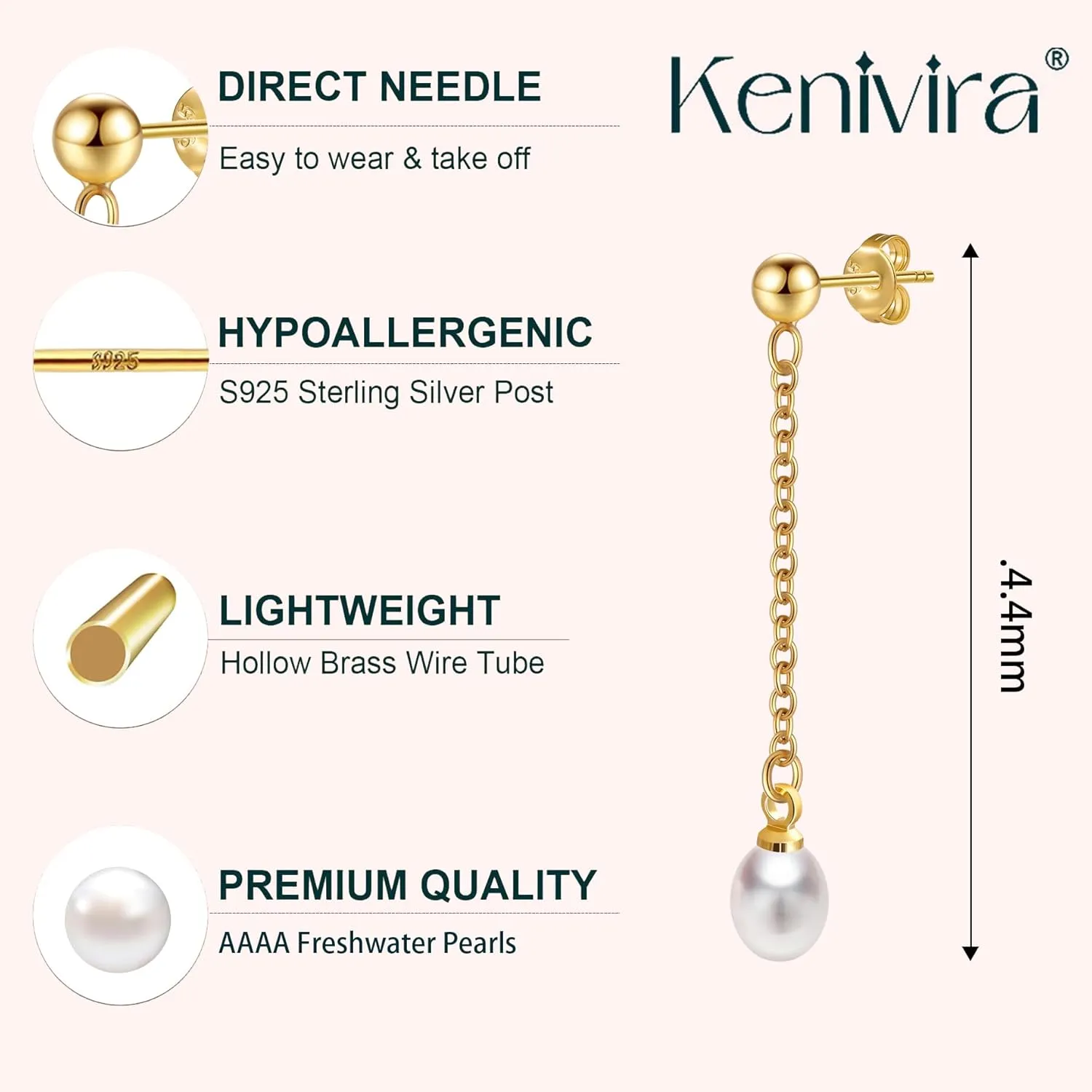 Silver/Gold Teardrop Earrings for Women,Sterling Silver Waterdrop Tear Drop Dangle Earrings Hypoallergenic, Teardrop Leverback Dangle Earring Jewelry