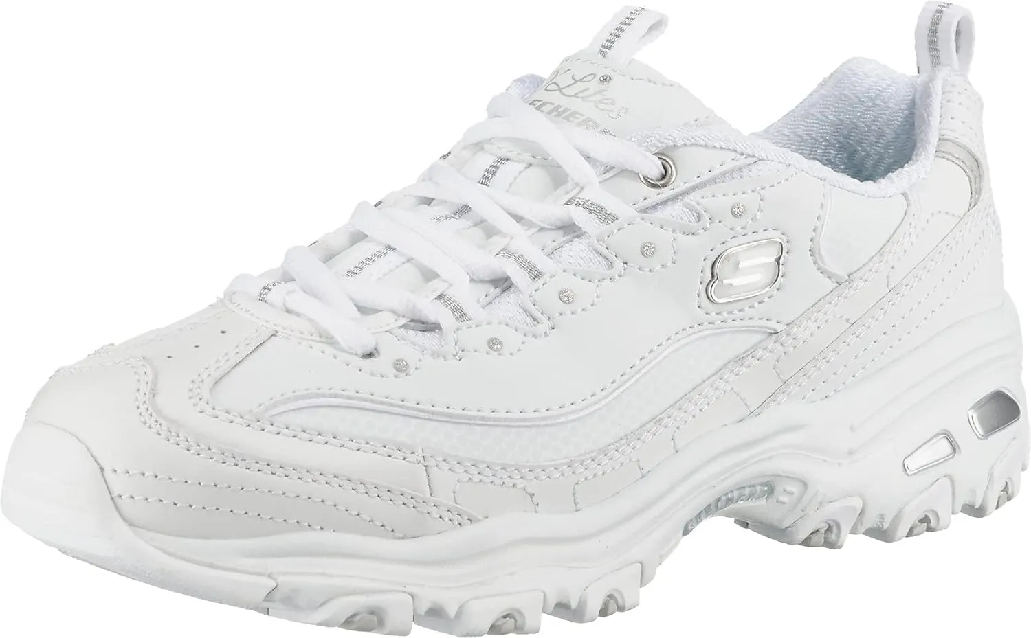 Skechers Sport Women's D'Lites Fresh Start Memory Foam Lace-up Sneaker Fashion