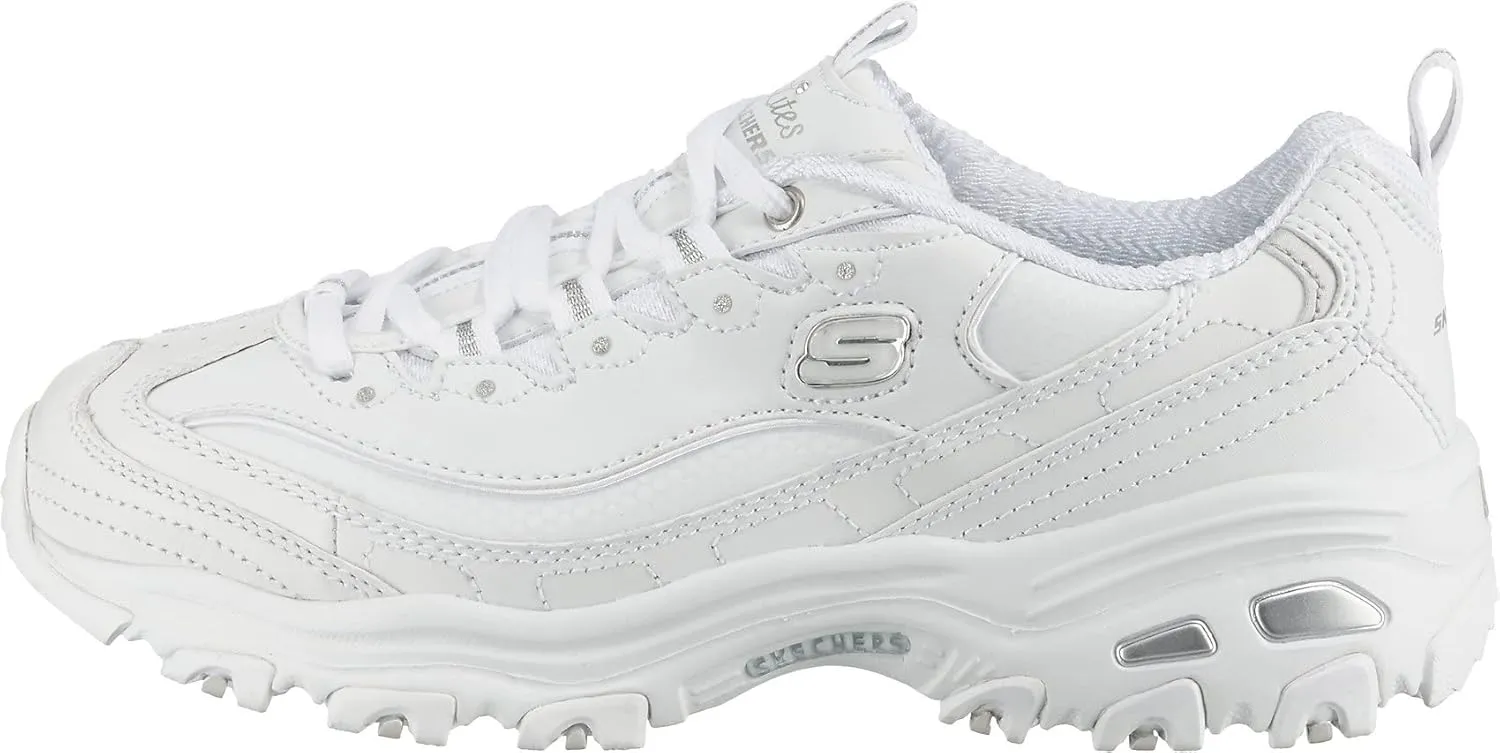 Skechers Sport Women's D'Lites Fresh Start Memory Foam Lace-up Sneaker Fashion