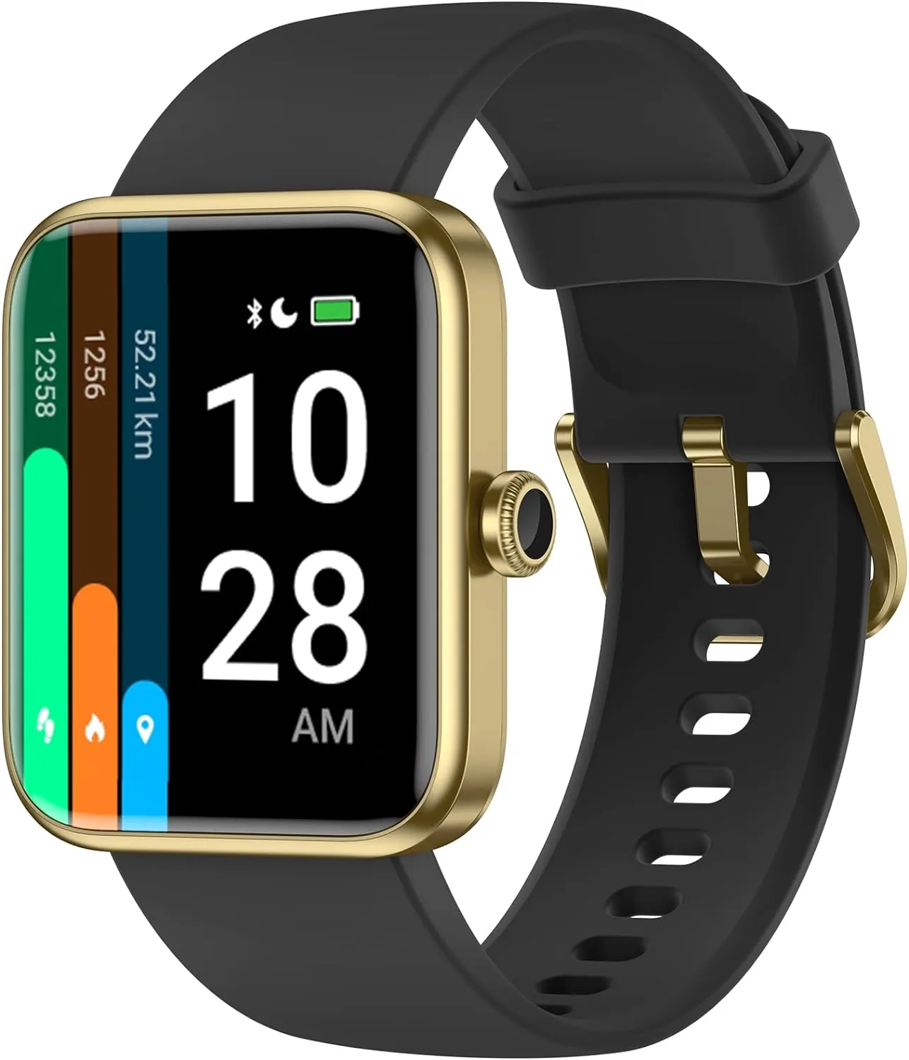 Smart Watch for Women Men, Fitness Tracker Watch with Heart Rate Monitor, Sleep, Blood Oxygen Tracker, 5ATM Waterproof Smartwatch Sports Watch Compatible with Android iOS Phones Step Calories Counter