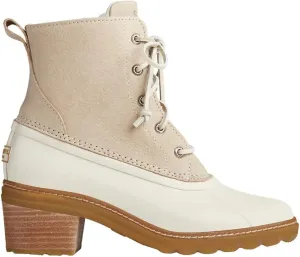 Sperry Women's Saltwater Heel Leather Rain Boot