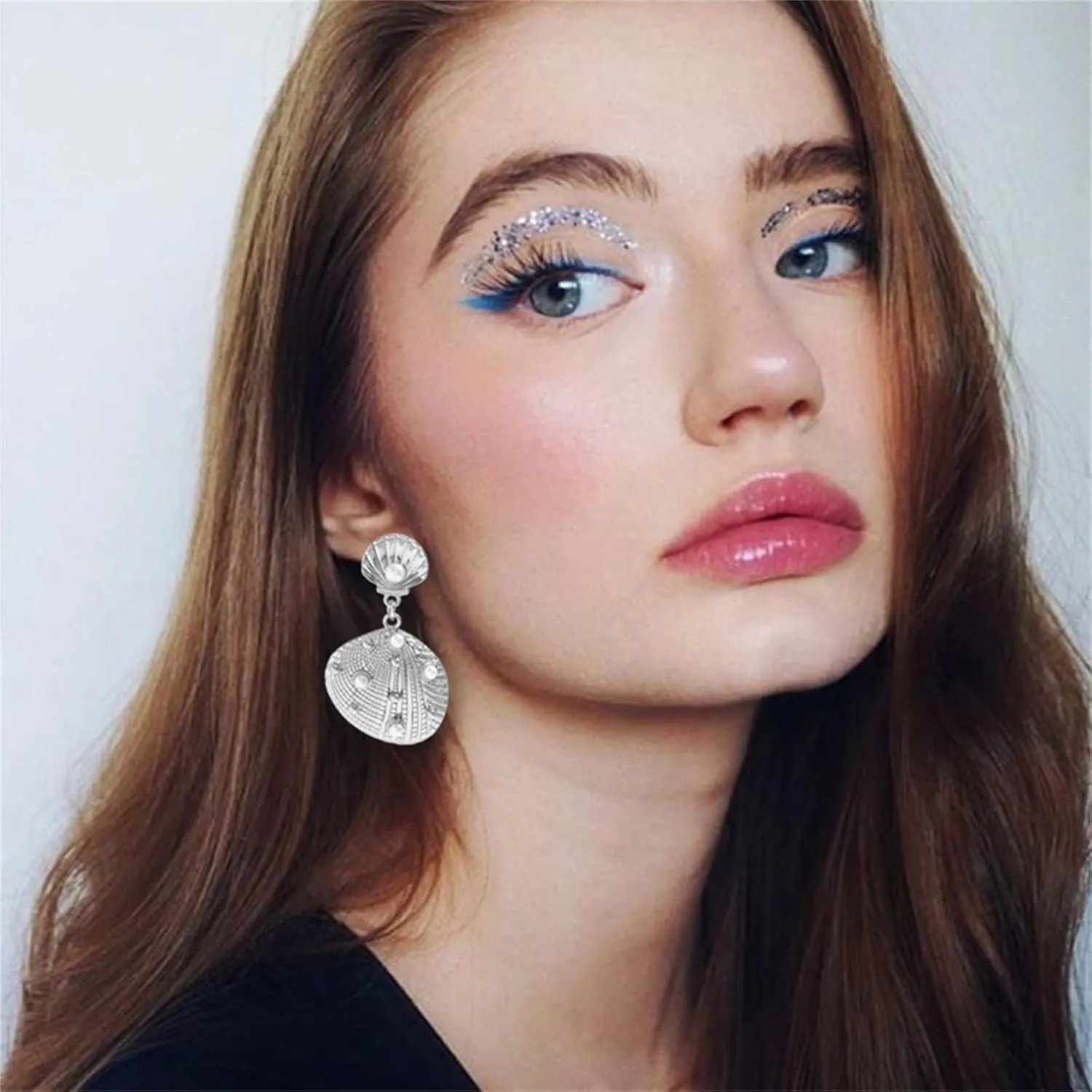 Starfish Stud Earrings for Women Trendy Zinc Alloy Boheian Star shaped Earrings Funny Cute Piercing Statement Earrings Beach Ocean Summer Jewelry Gift