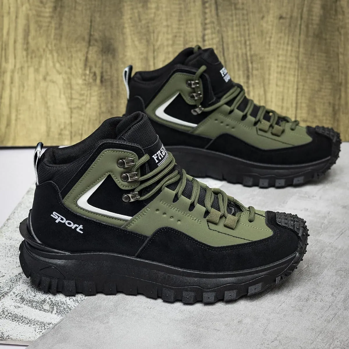 The First Young Shoes Men, Thefirstyoung Steeltoe Boots Safety Work Orthopedic Hiking Boots