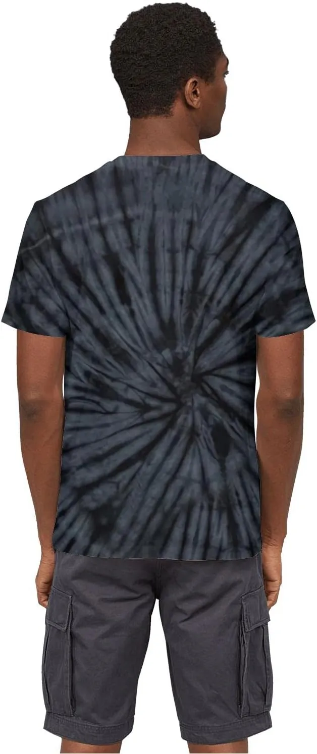 Tie Dye Shirts for Men Women, Short Sleeve Mens Tie Dye Shirts, Mens Women Rainbow Tie Dye T Shirts,Size:S-5XL