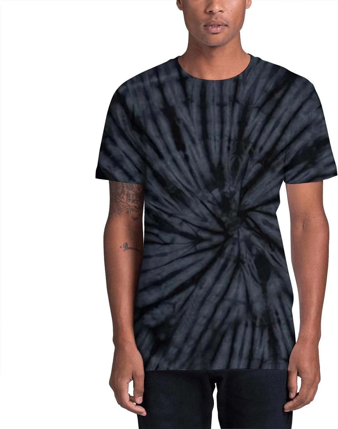 Tie Dye Shirts for Men Women, Short Sleeve Mens Tie Dye Shirts, Mens Women Rainbow Tie Dye T Shirts,Size:S-5XL