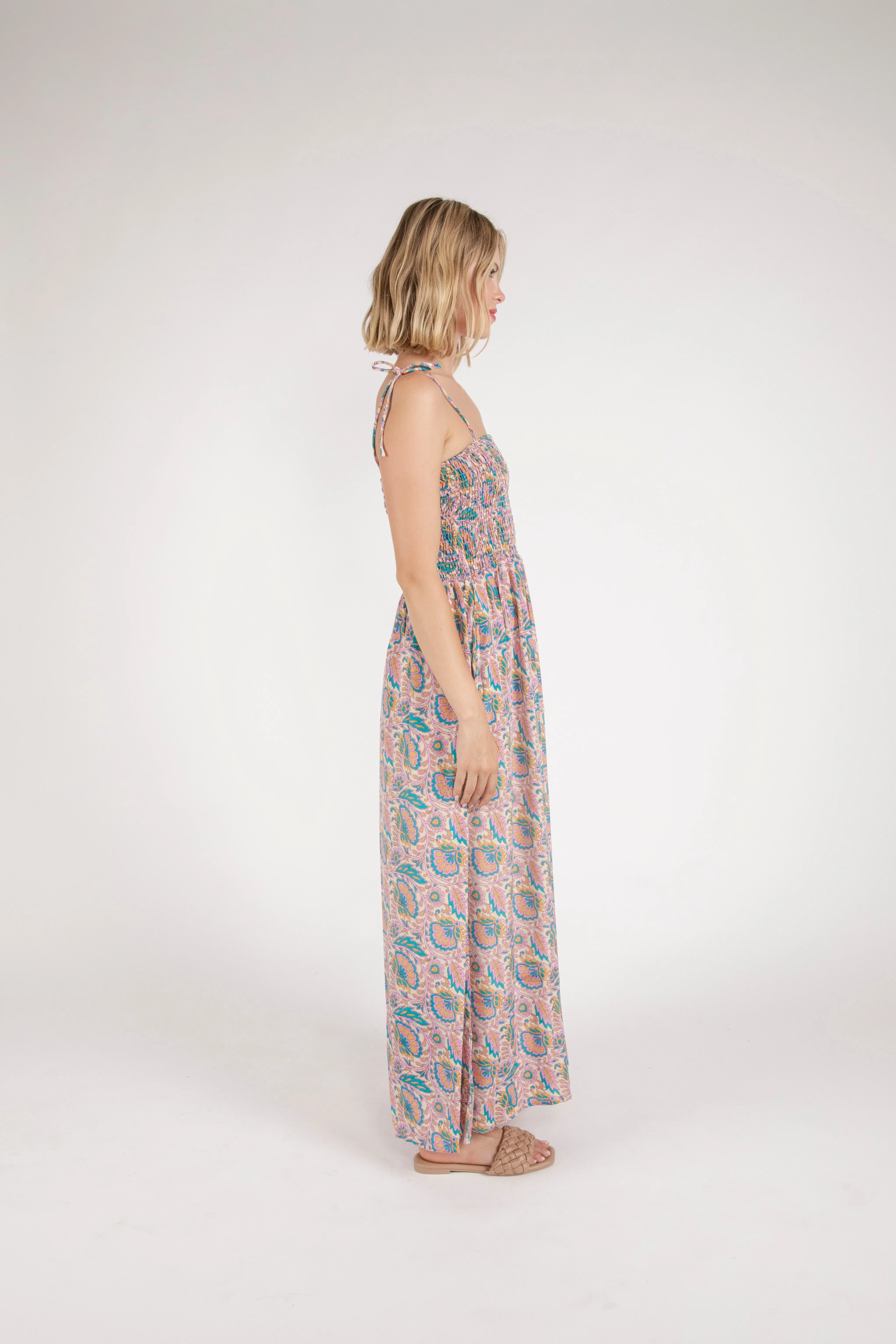 Ujala Smocked Maxi Dress