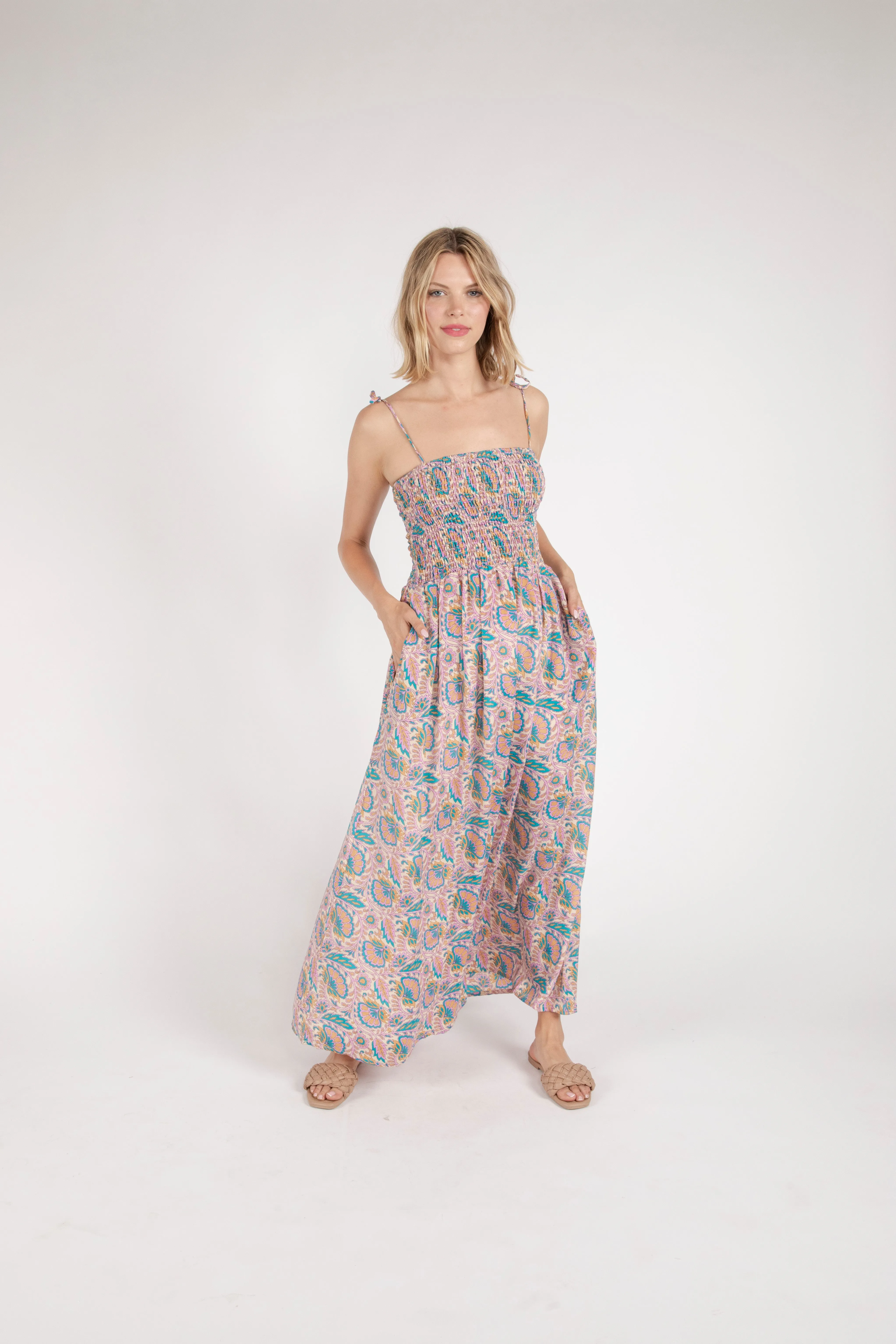 Ujala Smocked Maxi Dress