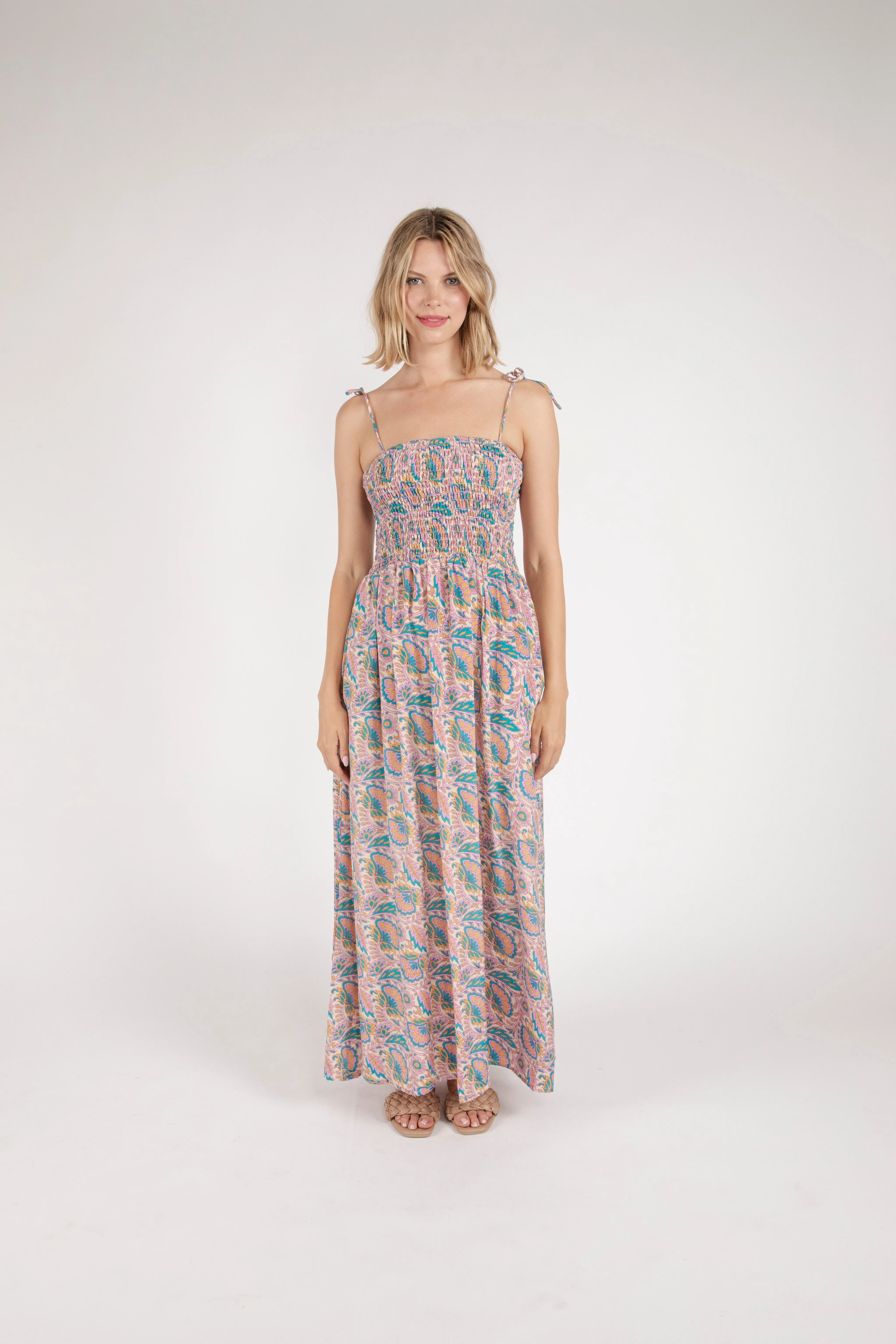 Ujala Smocked Maxi Dress
