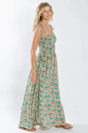 Ujala Smocked Maxi Dress