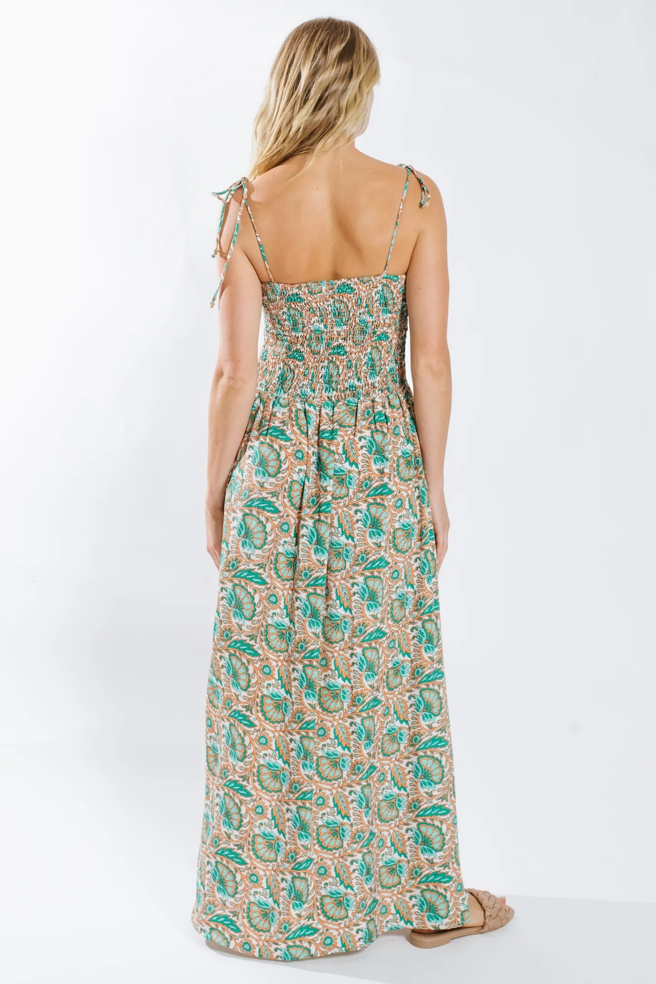 Ujala Smocked Maxi Dress