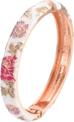UJOY Vintage Bracelet Colorful Cloisonne Women Hinged Bangles Enameled Bracelets Jewelry Gifts 55A82