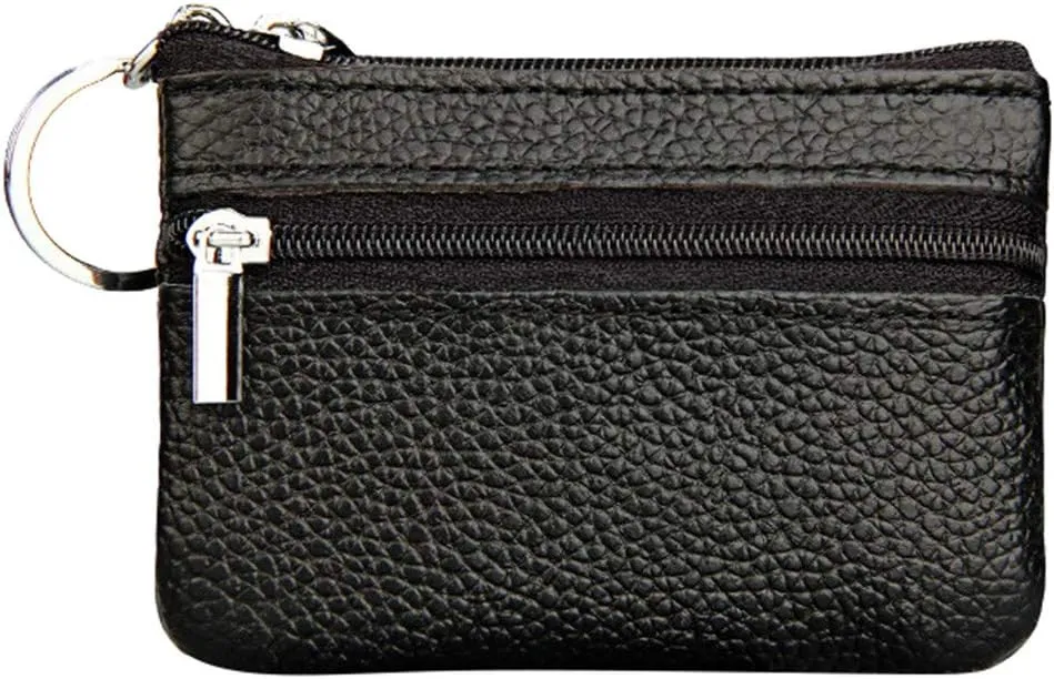 Wallets for Women Slim Credit Card Holder Lightweight Leather Zipper Wallet Card Holder Women's Passport Wallets